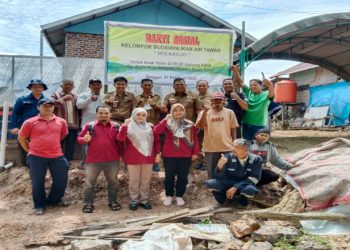 Kelompok Budidaya Ikan Minarejo Realisasikan Bantuan untuk Warga
