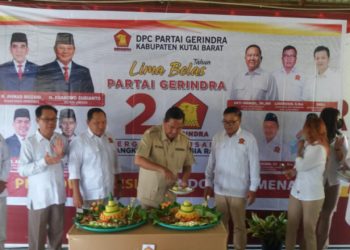 HUT ke-15 Partai Gerindra di Kubar Meriah, Dihadiri 16 PAC