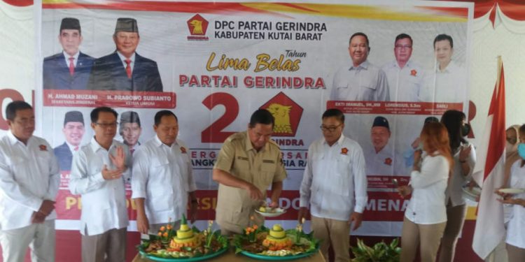 HUT ke-15 Partai Gerindra di Kubar Meriah, Dihadiri 16 PAC