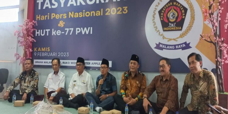 Khotmil Quran dan Doa Bersama Warnai HPN 2023 dan HUT PWI ke-77 PWI Malang Raya