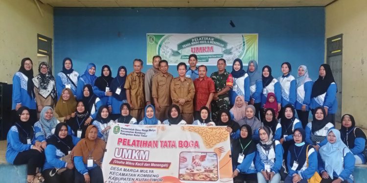 Babinsa Koramil 0909-03/Muara Wahau Hadiri Pelatihan UMKM Pembuatan Berbagai Jenis Kuliner