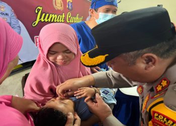 Polres Kubar Peduli Stunting, Gelar Baksos hingga Beri Bantuan Asupan Tambahan Gizi
