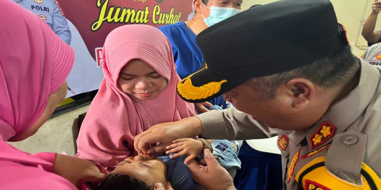 Polres Kubar Peduli Stunting, Gelar Baksos hingga Beri Bantuan Asupan Tambahan Gizi