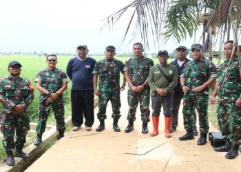 Dandim 0909/Kutai Timur Dampingi Tim Optimalisasi Lahan di Wilayah Sangatta Selatan