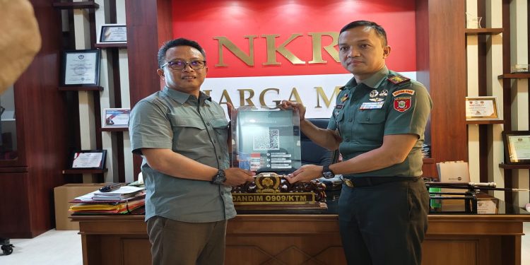 Tingkatkan Literasi, Kodim 0909 Kutai Timur Launching Perpustakaan Digital