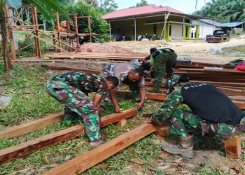TMMD ke-125 Bangun Lima Sumur Bor untuk Wujudkan Air Bersih di Desa Suka Rahmat
