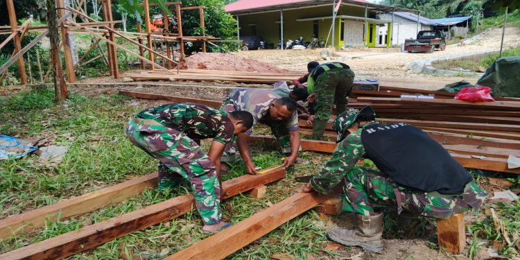 TMMD ke-125 Bangun Lima Sumur Bor untuk Wujudkan Air Bersih di Desa Suka Rahmat