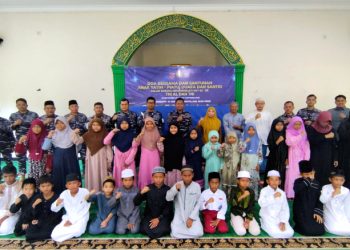 Peringati HUT ke-80 TNI AL, Lanal Sangatta Gelar Doa Bersama dan Santunan untuk Anak Panti Asuhan