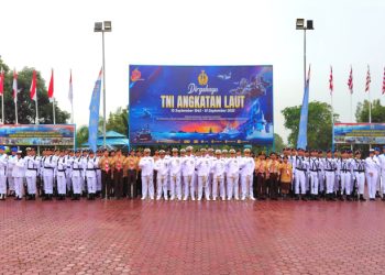 Lanal Sangatta Gelar Upacara Peringatan HUT ke-80 TNI Angkatan Laut