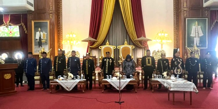 Danlanal Sangatta Hadiri Pengukuhan Pemangku Adat Istiadat Kutai Kabupaten Kutai Timur