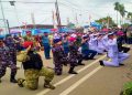 Lanal Sangatta Ikuti Kirab Budaya HUT ke-26 Kabupaten Kutai Timur