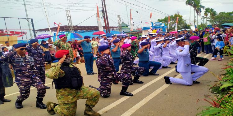 Lanal Sangatta Ikuti Kirab Budaya HUT ke-26 Kabupaten Kutai Timur