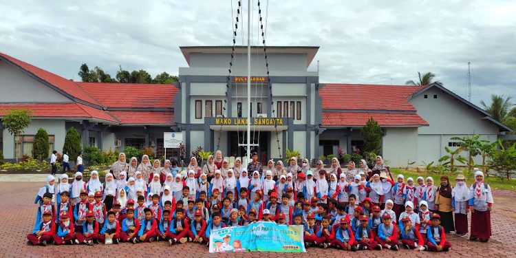 Lanal Sangatta Gelar Naval Base Open Day untuk Siswa TK dan SD