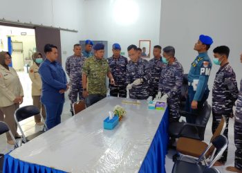 Lanal Sangatta Gelar Tes Urine Mendadak, Semua Personel Negatif Narkoba