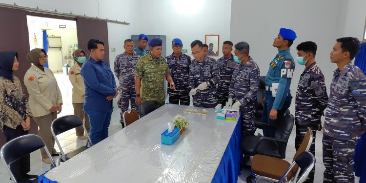 Lanal Sangatta Gelar Tes Urine Mendadak, Semua Personel Negatif Narkoba