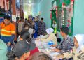 Lanal Sangatta Gelar Bakti Sosial dan Kesehatan di Desa Bukit Makmur