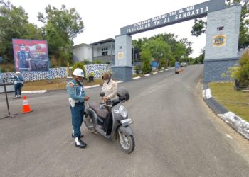 Tingkatkan Kedisiplinan Prajurit, Denpomal Lanal Sangatta Gelar Operasi Gaktib