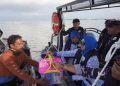 Bakti Sosial, Lanal Sangatta Salurkan Bantuan Sembako di Perairan Sangatta