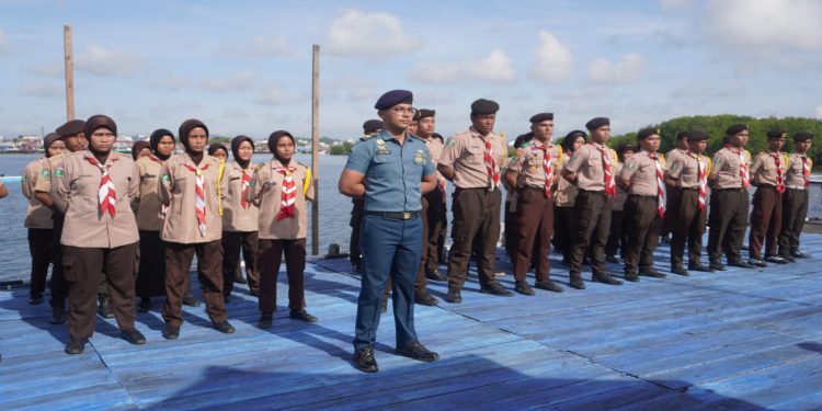 Cetak Generasi Berkarakter, Lanal Sangatta Buka Pelatihan Bela Negara KKRI SMK Negeri 2 Bontang
